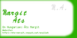 margit ats business card